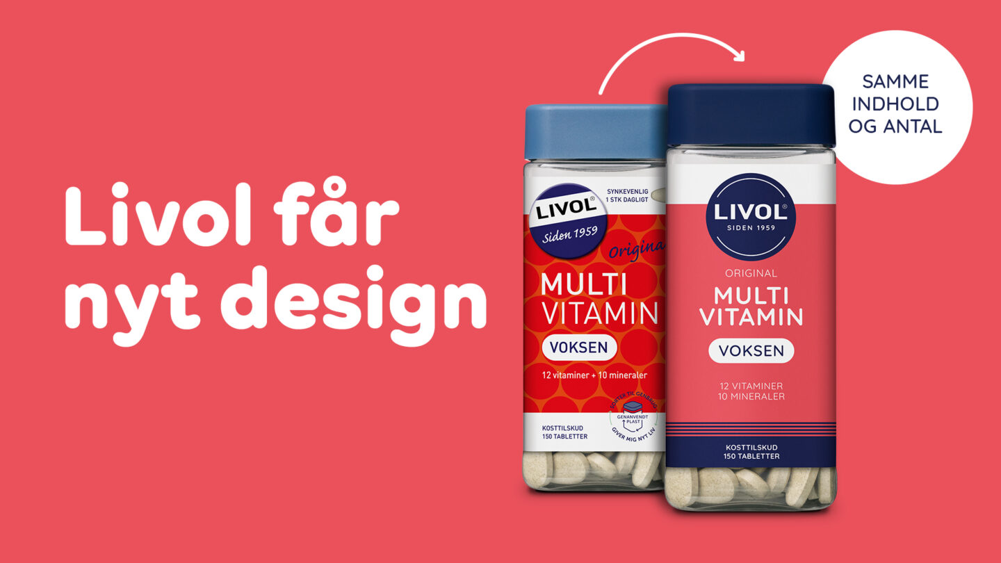 livol, vitaminer, nyt design